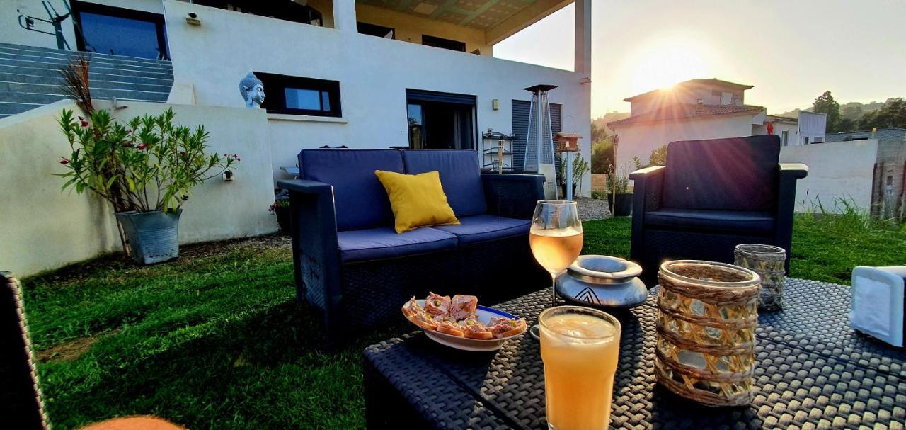 Villa Bistinetti Rez De Villa Tout Confort Avec Piscine Penta di Casinca 외부 사진
