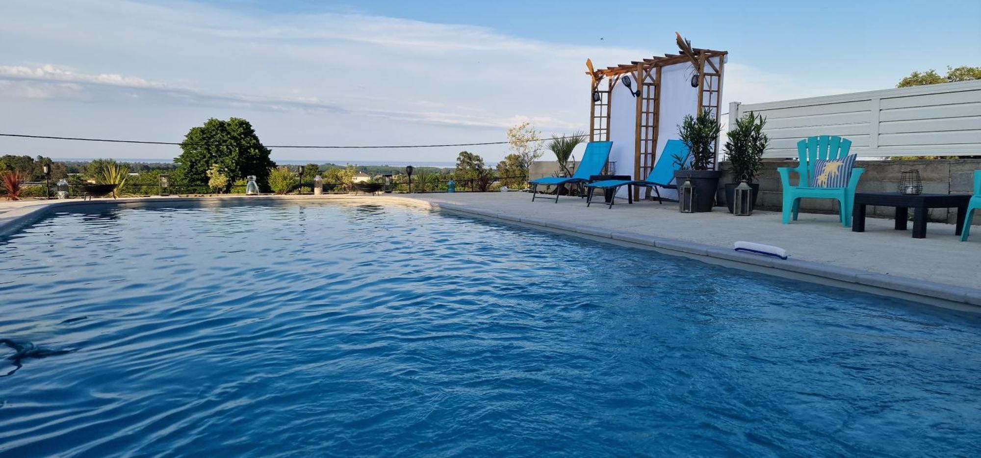 Villa Bistinetti Rez De Villa Tout Confort Avec Piscine Penta di Casinca 외부 사진